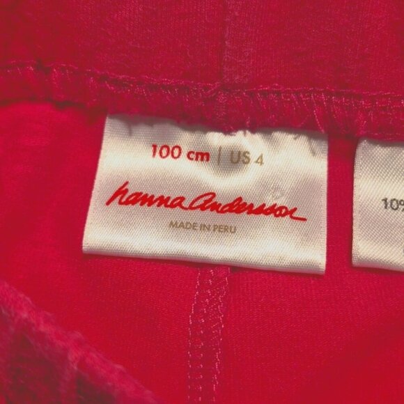 Hanna Andersson girls size 100 or 4 pink bike shorts, elastic waisted, vguc - Picture 3 of 5